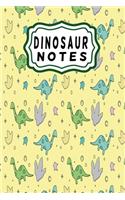 Dinosaur notes: Dinosaur notebook for boys and girls