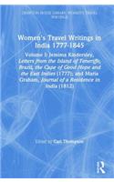 Women's Travel Writings in India 1777–1854