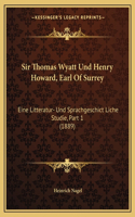 Sir Thomas Wyatt Und Henry Howard, Earl Of Surrey