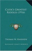 Cleek's Greatest Riddles (1916)