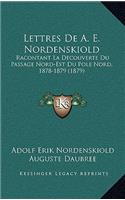 Lettres De A. E. Nordenskiold