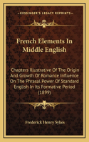 French Elements In Middle English