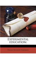 Experimental Education;