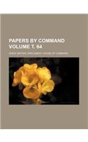 Papers by Command Volume . 64