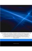 Karlsruhe, Including: Federal Constitutional Court of Germany, Federal Court of Justice of Germany, Durlach, Karlsruher Virtueller Katalog, M Hlburg, Karlsruher SC, Karls