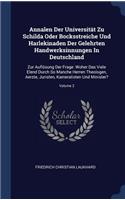 Annalen Der Universität Zu Schilda Oder Bocksstreiche Und Harlekinaden Der Gelehrten Handwerksinnungen In Deutschland