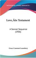 Love S Testament