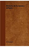 Historia de la música antigua