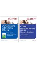 CCNA Routing and Switching 200-125 Pearson Ucertify Course and Network Simulator Academic Edition Bundle