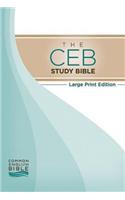 CEB Study Bible Large Print, The