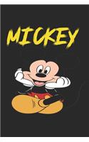 Composition Notebook: Disney Mickey Mouse Comic Classic Journal: /Notebook Blank Lined Ruled 6x9 100 Pages