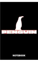Penguin Notebook: 100 Dotted Pages - 6X9 Inches - Sketchbook - Diary - Journal - For Men And Women - Christmas Or Birthday Gift For Him And Her - Funny Gift Idea - Fo