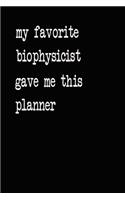 My Favorite Biophysicist Gave Me This Planner