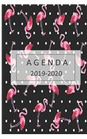 agenda: lindo planificador 2019-2020 del 1 de julio del 2019 al 31 de diciembre del 2020 diario semanal mensual