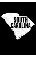 South Carolina Map: A Journal, Notepad, or Diary to write down your thoughts. - 120 Page - 6x9 - College Ruled Journal - Writing Book, Personal Writing Space, Doodle, N