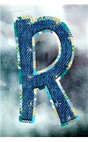 R: Initial Monogram Journal to write in Positive Thoughts for Women Teens Girls gifts holidays