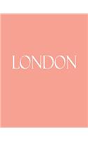 London: Decorative Book to Stack Together on Coffee Tables, Bookshelves and Interior Design - Add Bookish Charm Decor to Your Home - London