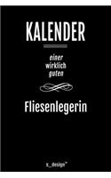 Kalender für Fliesenleger / Fliesenlegerin: Immerwährender Kalender / 365 Tage Tagebuch / Journal [3 Tage pro Seite] für Notizen, Planung / Planungen / Planer, Erinnerungen, Sprüche