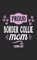 Proud Border Collie Mom Calender 2020