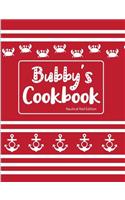 Bubby's Cookbook Nautical Red Edition