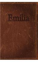 Emilia: Simulated Leather Writing Journal