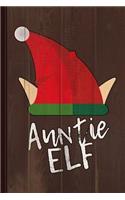 Auntie Elf Christmas Journal Notebook