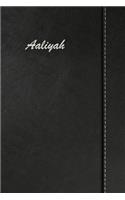 Aaliyah: Simulated Leather Notebook Journal Diary Sketchbook with Lined Pages