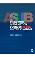 Aslib Directory of Information Sources in the United Kingdom