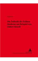 Die Aesthetik Der Fruehen Moderne Am Beispiel Von Osbert Sitwell