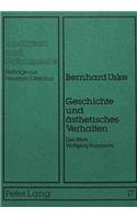 Geschichte Und Aesthetisches Verhalten