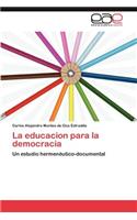 educacion para la democracia