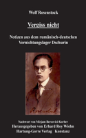 Vergiss nicht