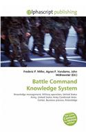 Battle Command Knowledge System: (English)