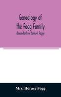 Genealogy of the Fogg family