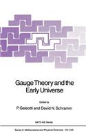 Gauge Theory and the Early Universe