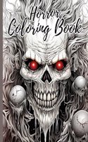 Horror Coloring Book: Halloween Coloring Book For Adults And Kids With Over 28 Pages Scary Creatures