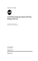 Vertical Drop Testing and Analysis of the Wasp Helicopter Skid Gear