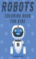 Robots Coloring Book For Kids