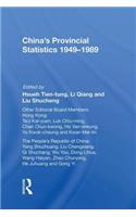 China's Provincial Statistics, 1949-1989