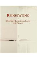 Reinstating