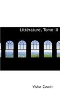 Littacrature, Tome III: (English)