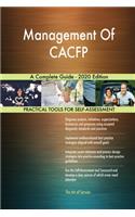 Management Of CACFP A Complete Guide - 2020 Edition