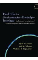 Field Effect in Semiconductor-Electrolyte Interfaces: Application to Investigations of Electronic Properties of Semiconductor Surfaces