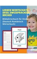 Lernen Wortschatz Spiel Zweisprachige Bücher Bildwörterbuch für Kinder (Deutsch Rumänisch Wörterbuch)