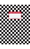 Graph Paper Notebook, 110 Quad Ruled Pages