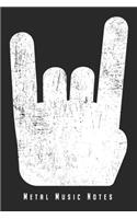 Metal Music Notes