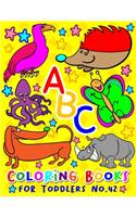 ABC Coloring Books for Toddlers No.42