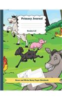 Primary Journal Grades K-2 Draw and Write Story Paper Notebook