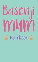 Basenji Mum Composition Notebook of Dog Mum Journal