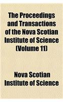 The Proceedings and Transactions of the Nova Scotian Institute of Science (Volume 11)